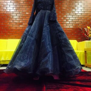 Dazzling Blue Princess Gown